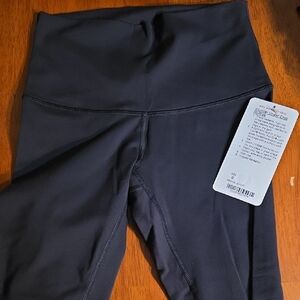 lululemon athletica Black Wunder Under Crop Hi-Rise Pants